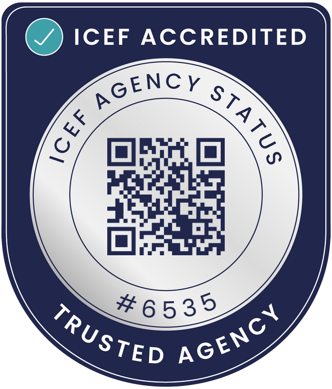 ICEF Accredited — Trusted Agency #6535